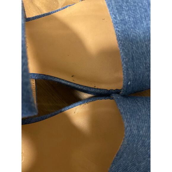 Aerosoles Camera Platform Blue Denim Block Heel-Size 8.5 - Picture 7 of 9